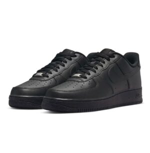 Nike Air Force 1 Low Black CW2288-001 featuring premium black leather construction, Nike Air cushioning, and iconic low-top AF1 silhouette.