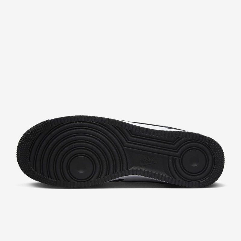 Outsole of Nike Air Force 1 Low Panda DV0788-001 featuring circular traction pattern and durable rubber construction.