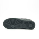 Outsole view of Supreme AF1 Black showing classic Nike Air Force 1 circular traction pattern and durable rubber sole.